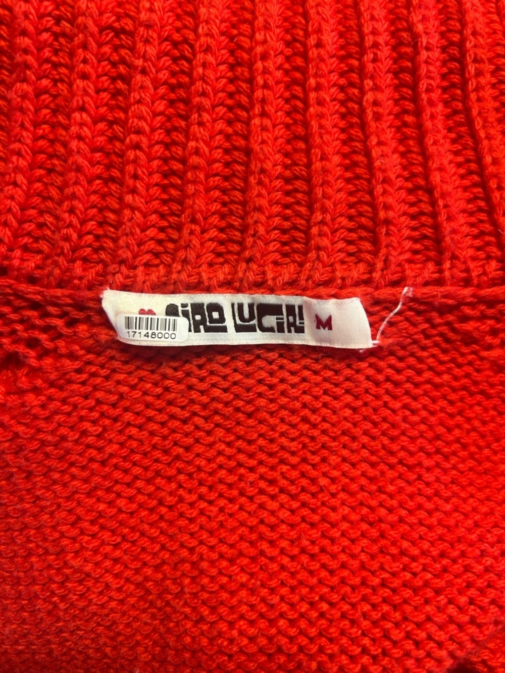 Ciao Lucia Women’s Red Belinha Pullover Sweater, Size Medium - Picture 13 of 14